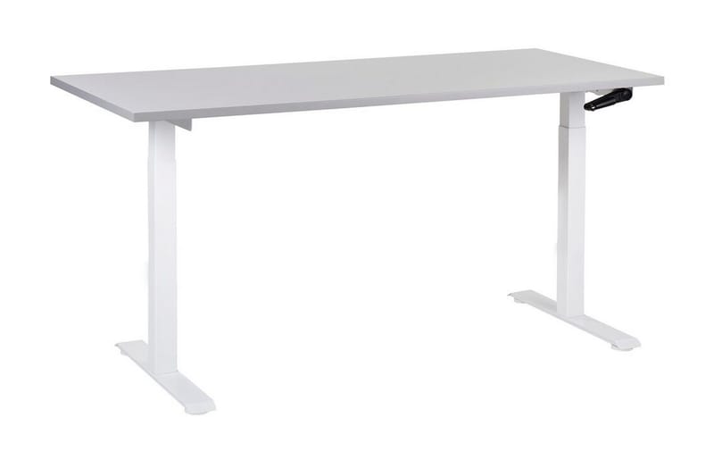 Bina Työpöytä 72x160 cm - Harmaa/Valkoinen - Huonekalut - Pöytä & ruokailuryhmä - Työpöytä - Tietokonepöytä