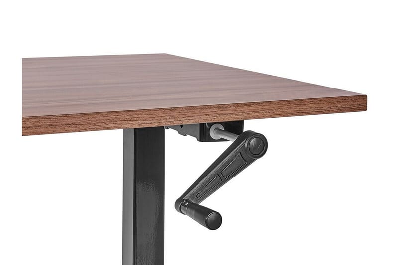 Bina Työpöytä 72x160 cm - Tumma puu/Musta - Huonekalut - Pöytä & ruokailuryhmä - Työpöytä - Tietokonepöytä