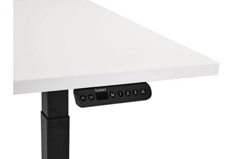 Bina Työpöytä 80x180 cm - Valkoinen/Musta - Huonekalut - Pöytä & ruokailuryhmä - Työpöytä - Tietokonepöytä