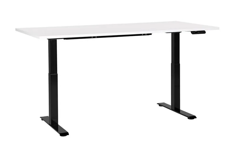 Bina Työpöytä 80x180 cm - Valkoinen/Musta - Huonekalut - Pöytä & ruokailuryhmä - Työpöytä
 - Tietokonepöytä