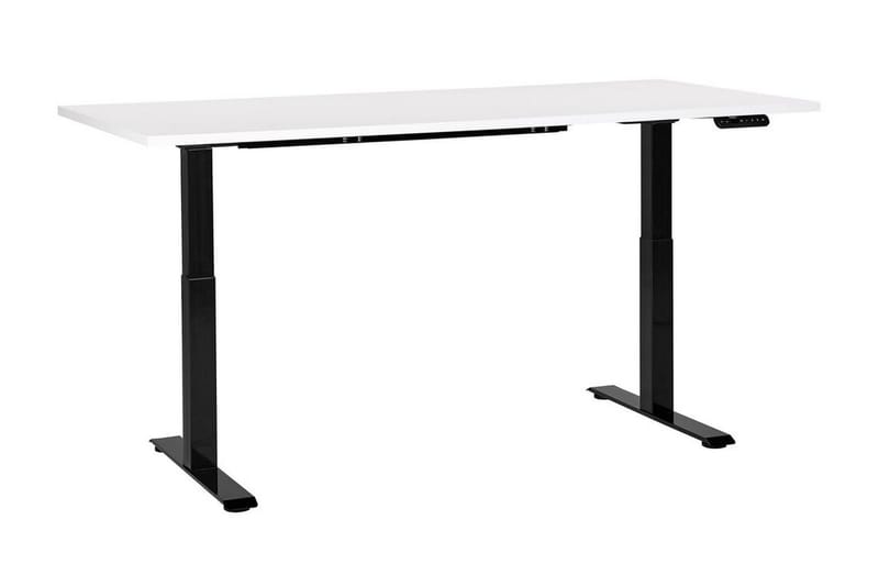 Bina Työpöytä 80x180 cm, Valkoinen/Musta