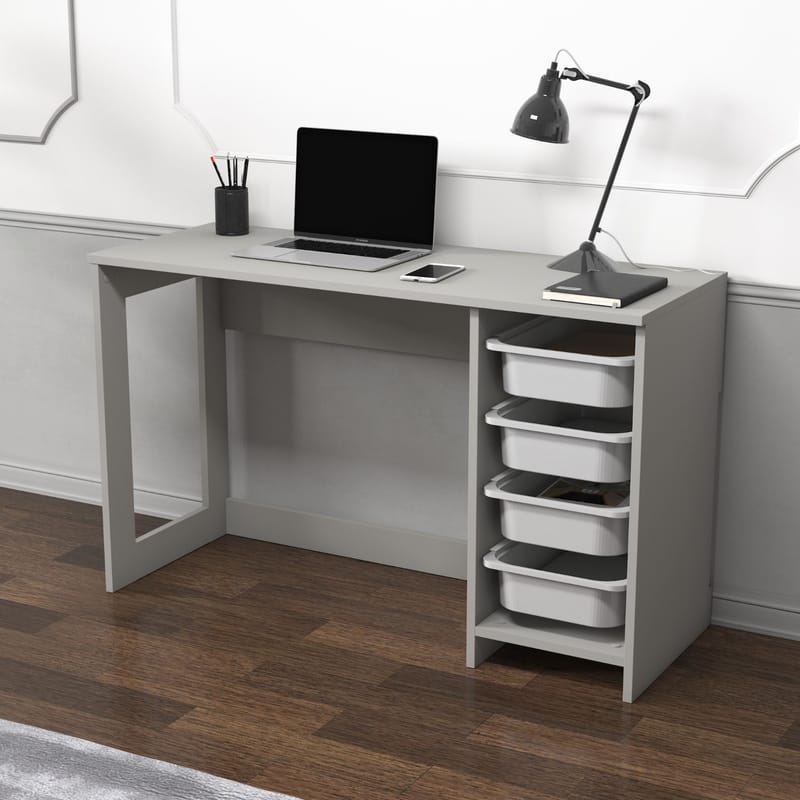 Branik työpöytä 120x73x45 cm - Harmaa - Huonekalut - Pöytä & ruokailuryhmä - Työpöytä - Tietokonepöytä