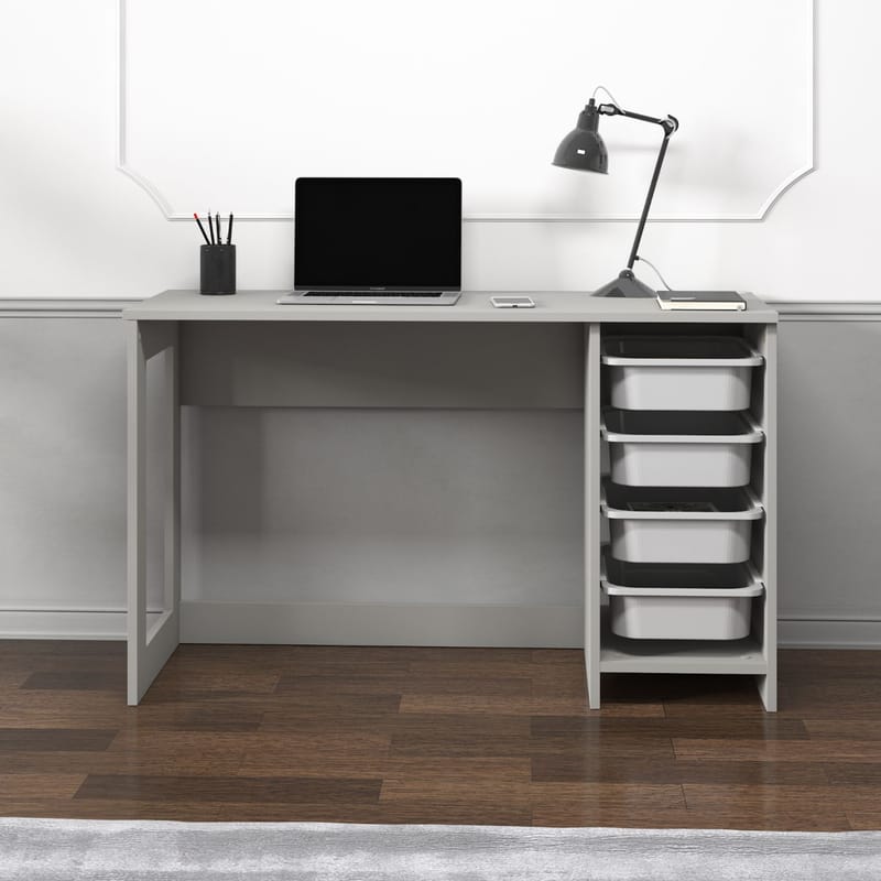 Branik työpöytä 120x73x45 cm - Harmaa - Huonekalut - Pöytä & ruokailuryhmä - Työpöytä - Tietokonepöytä