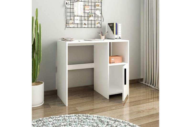 Brenn Kirjoituspöytä 45x90 cm - Valkoinen - Huonekalut - Pöytä & ruokailuryhmä - Työpöytä
 - Tietokonepöytä