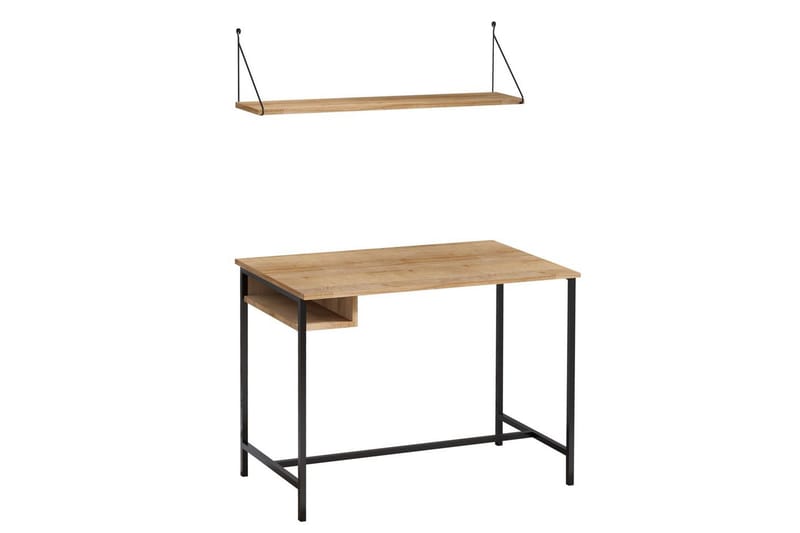 Cadris Kirjoituspöytä 60x100 cm, Tammi/Musta