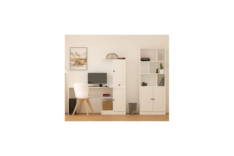 Ceyron Kirjoituspöytä 40x155 cm - Matta Valkoinen - Huonekalut - Pöytä & ruokailuryhmä - Työpöytä
 - Tietokonepöytä