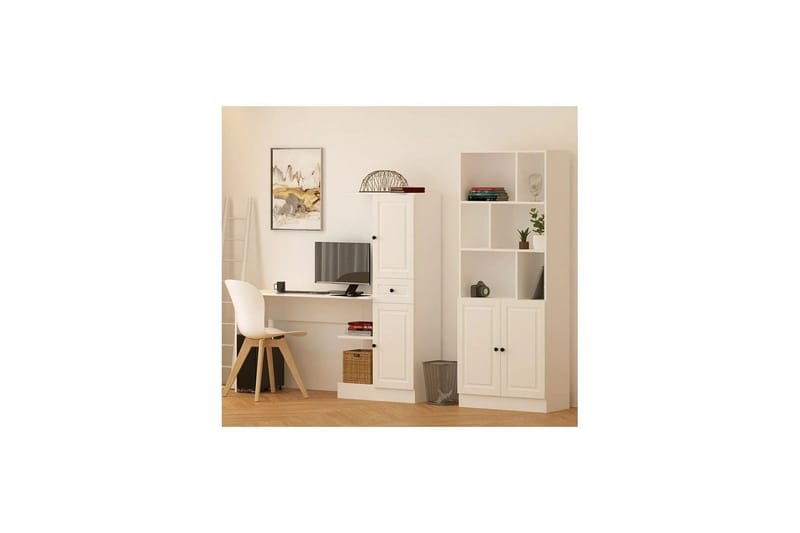 Ceyron Kirjoituspöytä 40x155 cm - Matta Valkoinen - Huonekalut - Pöytä & ruokailuryhmä - Työpöytä
 - Tietokonepöytä