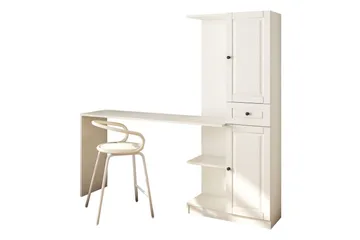 Ceyron Kirjoituspöytä 40x155 cm - Matta Valkoinen - Huonekalut - Pöytä & ruokailuryhmä - Työpöytä - Tietokonepöytä