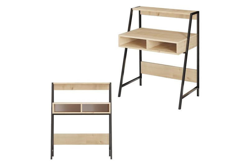 Chass Kirjoituspöytä 50x79 cm, Tammi/Musta