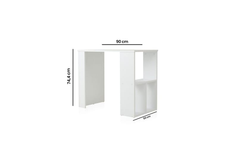 Comfortale Kirjoituspöytä 50x90 cm - Valkoinen - Huonekalut - Pöytä & ruokailuryhmä - Työpöytä
 - Tietokonepöytä