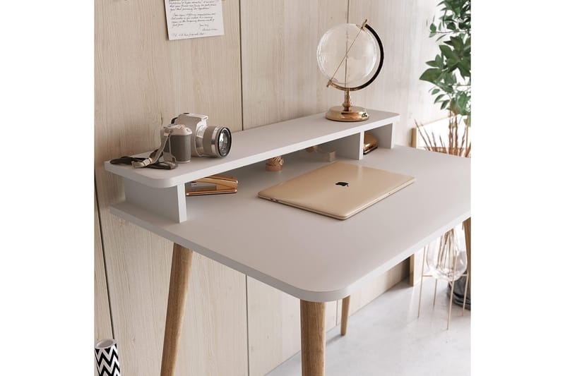 Deluxus Kirjoituspöytä 75x90 cm - Valkoinen - Huonekalut - Pöytä & ruokailuryhmä - Työpöytä
 - Tietokonepöytä