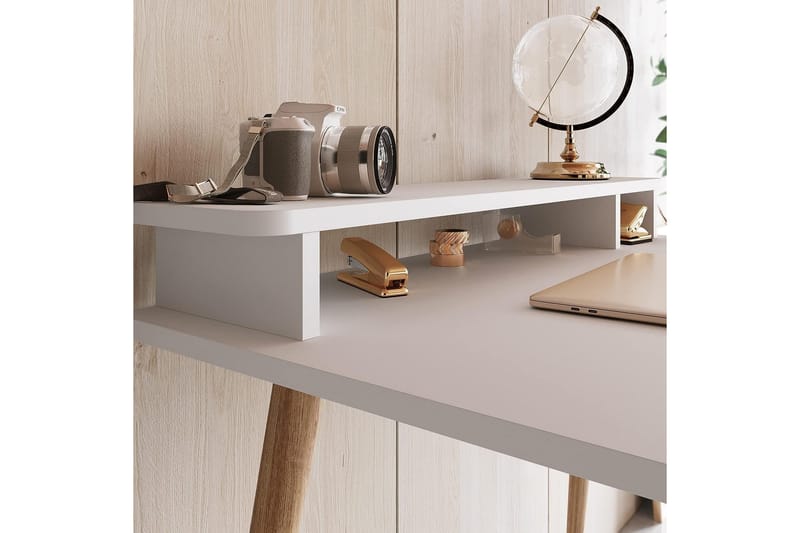 Deluxus Kirjoituspöytä 75x90 cm - Valkoinen - Huonekalut - Pöytä & ruokailuryhmä - Työpöytä
 - Tietokonepöytä