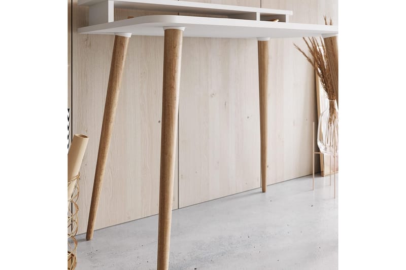 Deluxus Kirjoituspöytä 75x90 cm - Valkoinen - Huonekalut - Pöytä & ruokailuryhmä - Työpöytä
 - Tietokonepöytä