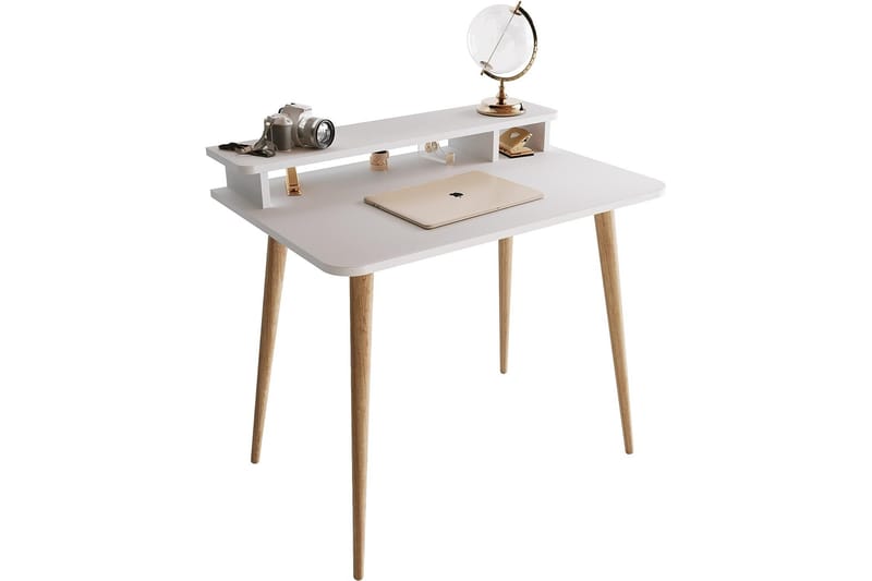 Deluxus Kirjoituspöytä 75x90 cm - Valkoinen - Huonekalut - Pöytä & ruokailuryhmä - Työpöytä
 - Tietokonepöytä