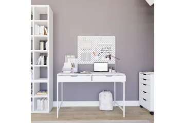 Durusu Kirjoituspöytä 55x120 cm - Valkoinen - Huonekalut - Pöytä & ruokailuryhmä - Työpöytä - Tietokonepöytä