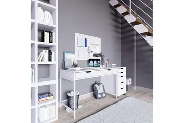 Durusu Kirjoituspöytä 55x120 cm - Valkoinen - Huonekalut - Pöytä & ruokailuryhmä - Työpöytä - Tietokonepöytä