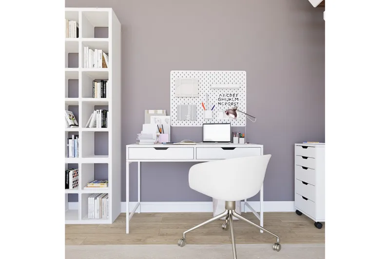 Durusu Kirjoituspöytä 55x120 cm - Valkoinen - Huonekalut - Pöytä & ruokailuryhmä - Työpöytä - Tietokonepöytä