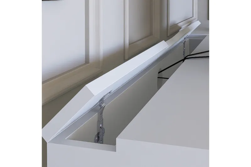 Durusu Kirjoituspöytä 55x120 cm - Valkoinen - Huonekalut - Pöytä & ruokailuryhmä - Työpöytä - Tietokonepöytä