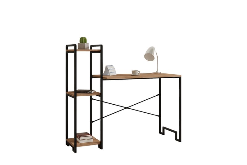 Eion Kirjoituspöytä 108x45 cm - Ruskea/Musta - Huonekalut - Pöytä & ruokailuryhmä - Työpöytä
 - Tietokonepöytä
