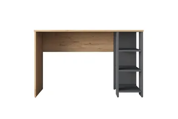 Eireann Kirjoituspöytä 45x160 cm - Pähkinäpuu/Antrasiitti - Huonekalut - Pöytä & ruokailuryhmä - Työpöytä - Tietokonepöytä