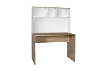 Erez Kirjoituspöytä 52x110 cm - Tammi/Valkoinen - Huonekalut - Pöytä & ruokailuryhmä - Työpöytä - Tietokonepöytä