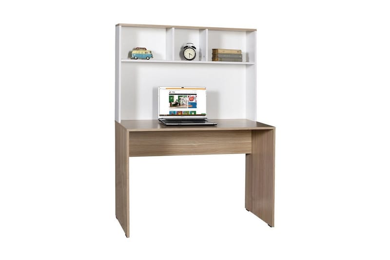 Erez Kirjoituspöytä 52x110 cm - Tammi/Valkoinen - Huonekalut - Pöytä & ruokailuryhmä - Työpöytä - Tietokonepöytä