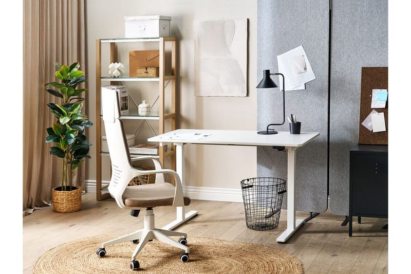 Faraday Työpöytä 60x120 cm - Valkoinen - Huonekalut - Pöytä & ruokailuryhmä - Työpöytä - Tietokonepöytä
