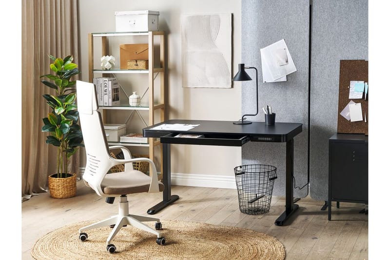 Farhan Työpöytä 60x120 cm - Musta - Huonekalut - Pöytä & ruokailuryhmä - Työpöytä - Tietokonepöytä