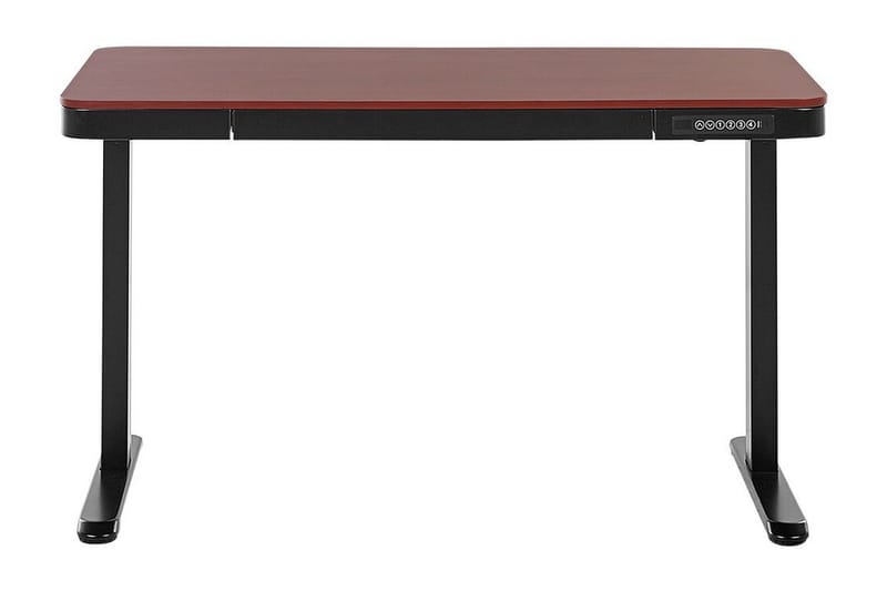 Farhan Työpöytä 60x120 cm - Tumma puu/Musta - Huonekalut - Pöytä & ruokailuryhmä - Työpöytä - Tietokonepöytä