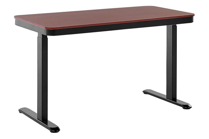 Farhan Työpöytä 60x120 cm - Tumma puu/Musta - Huonekalut - Pöytä & ruokailuryhmä - Työpöytä - Tietokonepöytä