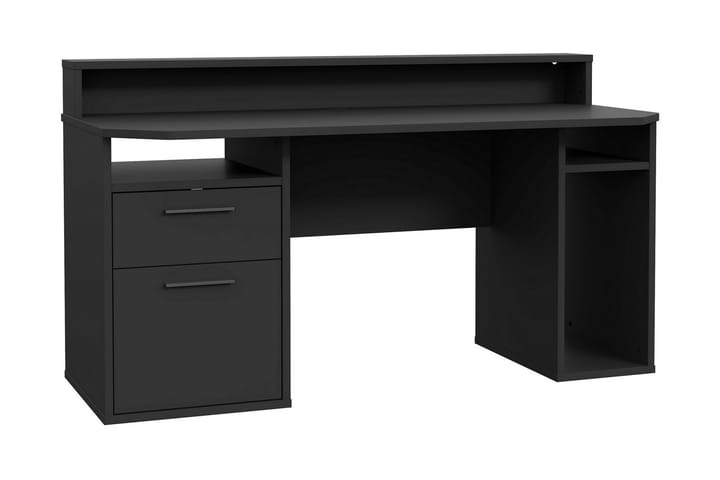 Gaming Kirjoituspöytä Kilcott 160 cm - Musta - Kirjoituspöytä - Tietokonepöytä