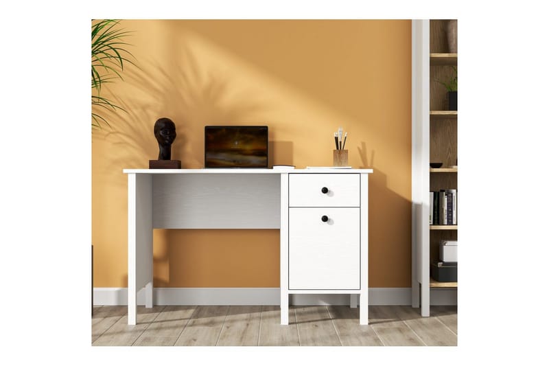 Grado Kirjoituspöytä 60x120 cm - Luonnollinen/Valkoinen - Huonekalut - Pöytä & ruokailuryhmä - Työpöytä - Tietokonepöytä