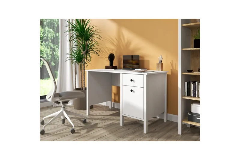 Grado Kirjoituspöytä 60x120 cm - Luonnollinen/Valkoinen - Huonekalut - Pöytä & ruokailuryhmä - Työpöytä
 - Tietokonepöytä