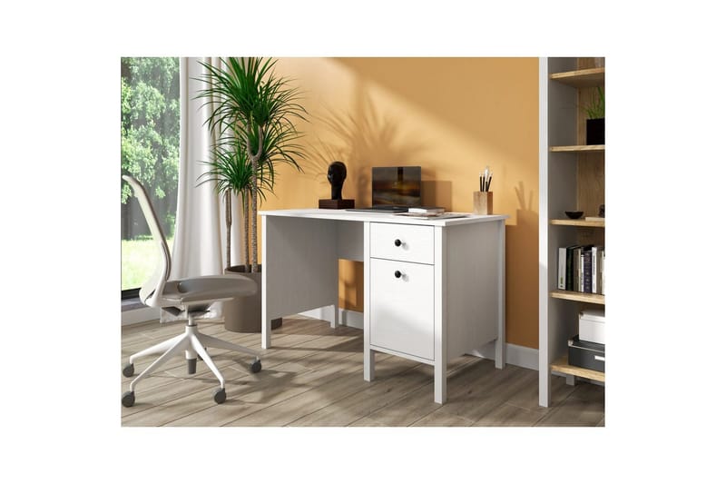 Grado Kirjoituspöytä 60x120 cm - Luonnollinen/Valkoinen - Huonekalut - Pöytä & ruokailuryhmä - Työpöytä - Tietokonepöytä