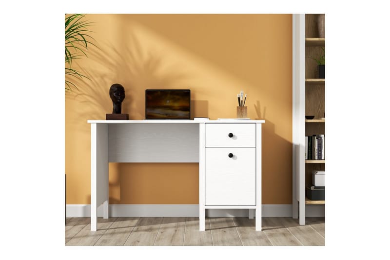 Grado Kirjoituspöytä 60x120 cm - Luonnollinen/Valkoinen - Huonekalut - Pöytä & ruokailuryhmä - Työpöytä
 - Tietokonepöytä