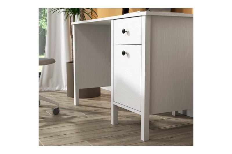 Grado Kirjoituspöytä 60x120 cm - Luonnollinen/Valkoinen - Huonekalut - Pöytä & ruokailuryhmä - Työpöytä
 - Tietokonepöytä