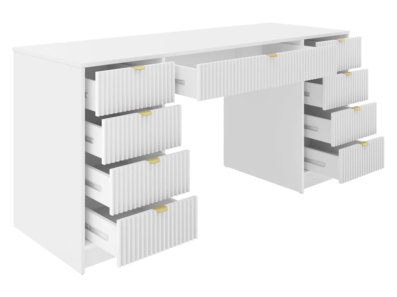 Gudelia-työpöytä 154 cm - ruskea - Huonekalut - Pöytä & ruokailuryhmä - Työpöytä - Tietokonepöytä