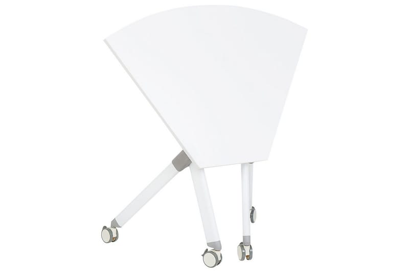 Hopfällbart skrivbord Beliani Bendi Vit, 90x64x75 cm White - Huonekalut - Pöytä & ruokailuryhmä - Työpöytä - Tietokonepöytä
