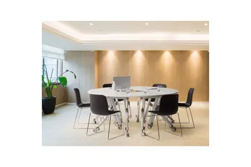 Hopfällbart skrivbord Beliani Bendi Vit, 90x64x75 cm White - Huonekalut - Pöytä & ruokailuryhmä - Työpöytä - Tietokonepöytä