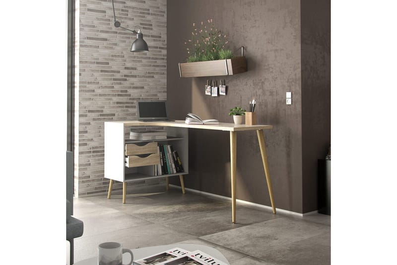 Hostafranc Kirjoituspöytä 81x145,1 cm - Luonnonväri - Huonekalut - Pöytä & ruokailuryhmä - Työpöytä - Kirjoituspöytä