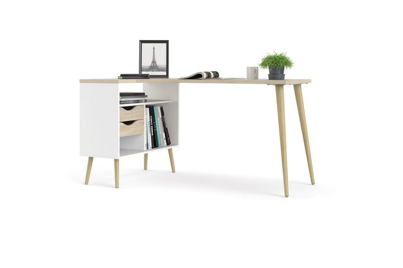 Hostafranc Kirjoituspöytä 81x145,1 cm - Luonnonväri - Huonekalut - Pöytä & ruokailuryhmä - Työpöytä - Kirjoituspöytä