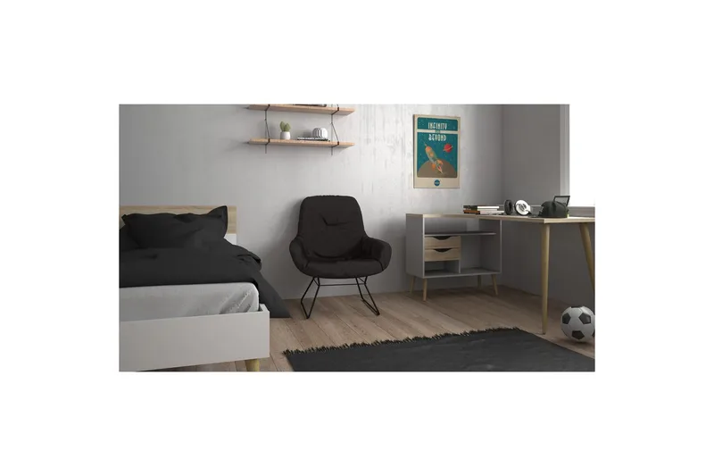 Hostafranc Kirjoituspöytä 81x145,1 cm - Luonnonväri - Huonekalut - Pöytä & ruokailuryhmä - Työpöytä
 - Kirjoituspöytä