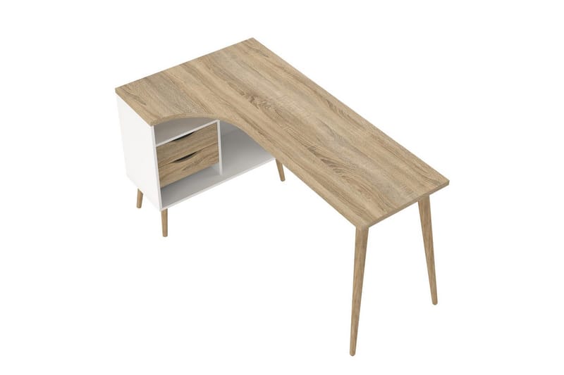 Hostafranc Kirjoituspöytä 81x145,1 cm - Luonnonväri - Huonekalut - Pöytä & ruokailuryhmä - Työpöytä
 - Tietokonepöytä