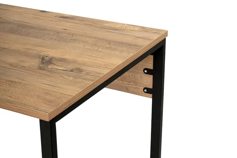 Hu Kirjoituspöytä 60x240 cm - Ruskea/Musta - Huonekalut - Pöytä & ruokailuryhmä - Työpöytä - Tietokonepöytä