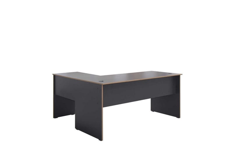 Kirjoituspöydät ja tietokonepöydät Kirjoituspöytä Quelanwich, antrasiitti / tammi Antracit, Red Colored Wood - Huonekalut - Pöytä & ruokailuryhmä - Työpöytä - Tietokonepöytä