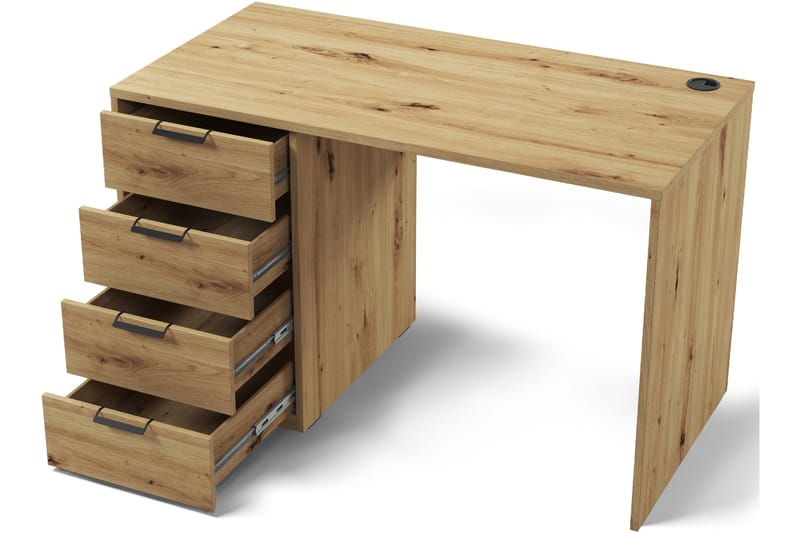 Kirjoituspöytä Barold 120x60 cm - Ruskea - Huonekalut - Pöytä & ruokailuryhmä - Työpöytä - Tietokonepöytä