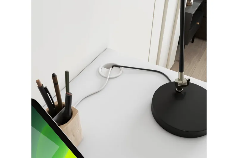 Kirjoituspöytä Barold 120x60 cm - Valkoinen - Huonekalut - Pöytä & ruokailuryhmä - Työpöytä - Tietokonepöytä