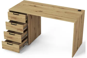 Kirjoituspöytä Barold 140x60 cm - Ruskea - Huonekalut - Pöytä & ruokailuryhmä - Työpöytä - Tietokonepöytä