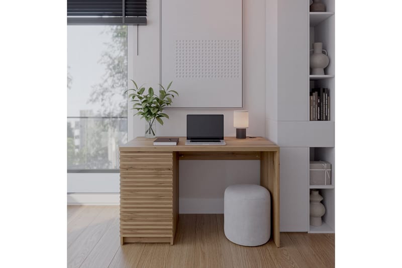 Kirjoituspöytä Bisett 120x60 cm - Ruskea - Huonekalut - Pöytä & ruokailuryhmä - Työpöytä - Tietokonepöytä