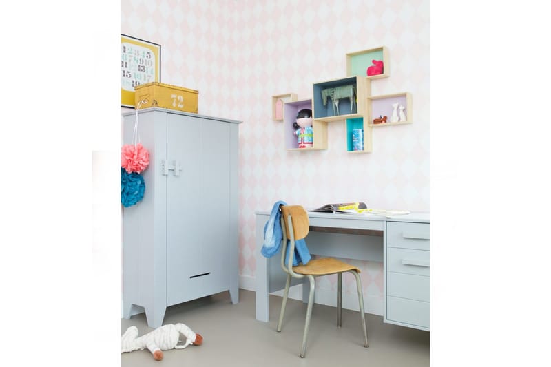 Kirjoituspöytä Dennis - Betoniharmaa - Huonekalut - Pöytä & ruokailuryhmä - Työpöytä - Tietokonepöytä